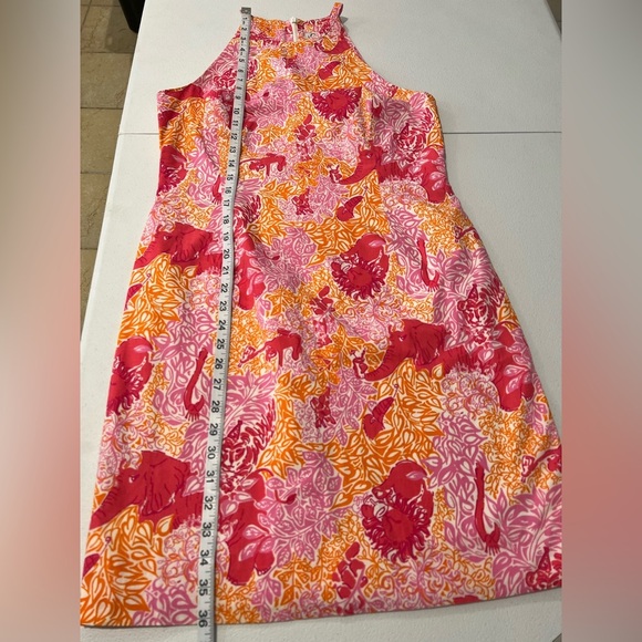 Vintage Lilly Pulitzer Poppy Pink Party Animals Dress size  10 - Picture 5 of 8